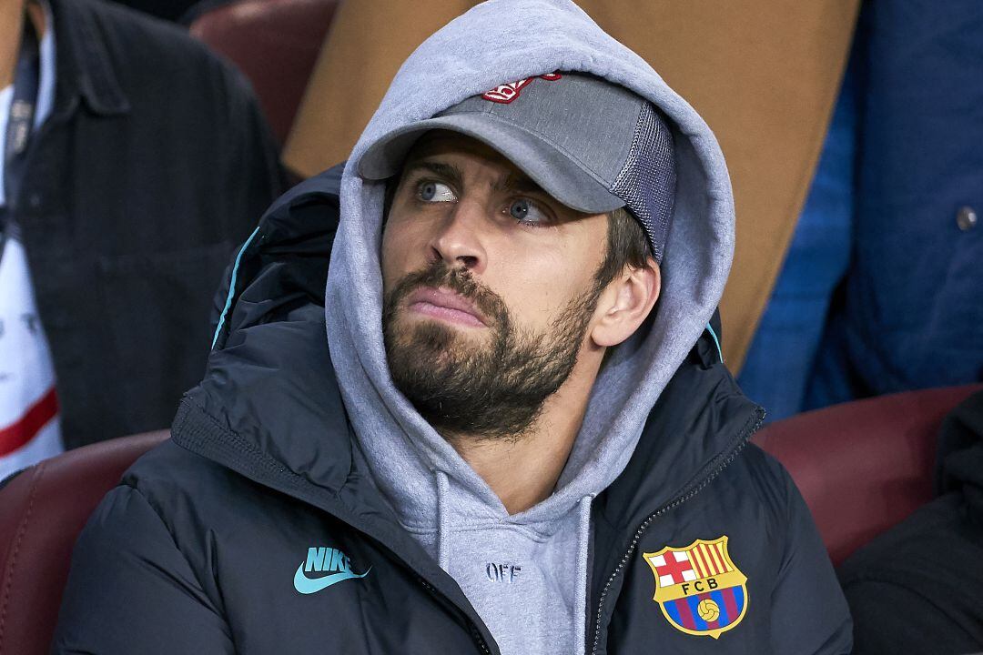 Piqué en el partido frente al Dortmund