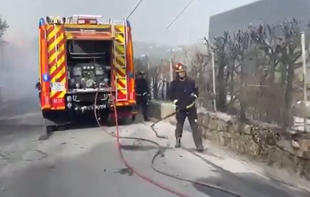 Bomberos sofocan incendio en Torrelodones