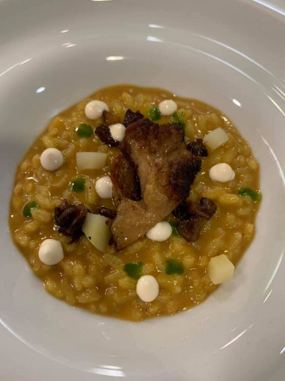 Uno de los platos de Ca Marc en Gandia 