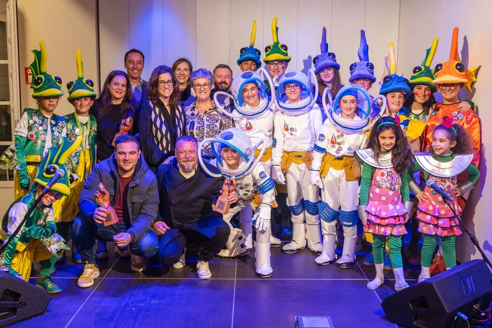 Entrega de los premios El Dedal Mágico 2024 en la Fundación Cajasol a Encarna Higuera, Alejandro Mariño y Emilio Santander. Foto por Miguel Gómez