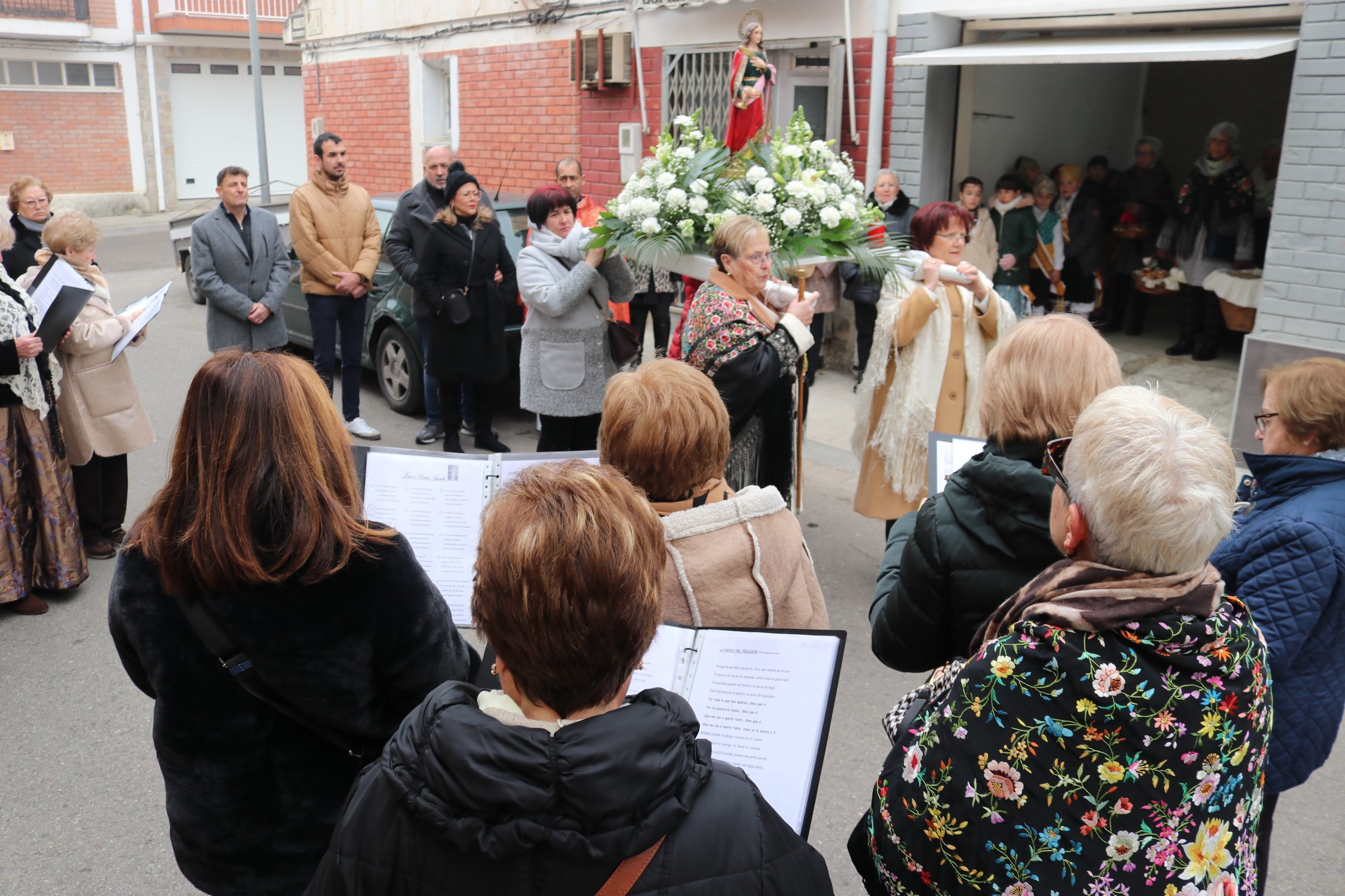 Procesión de Santa Águeda en Mequinenza