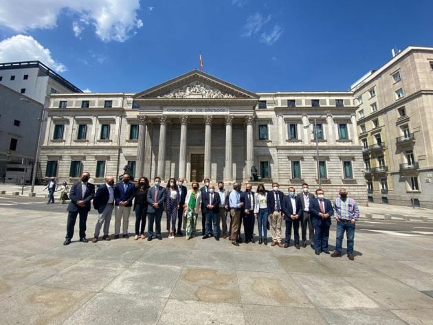 Los diputados por Málaga en el Congreso este miércoles