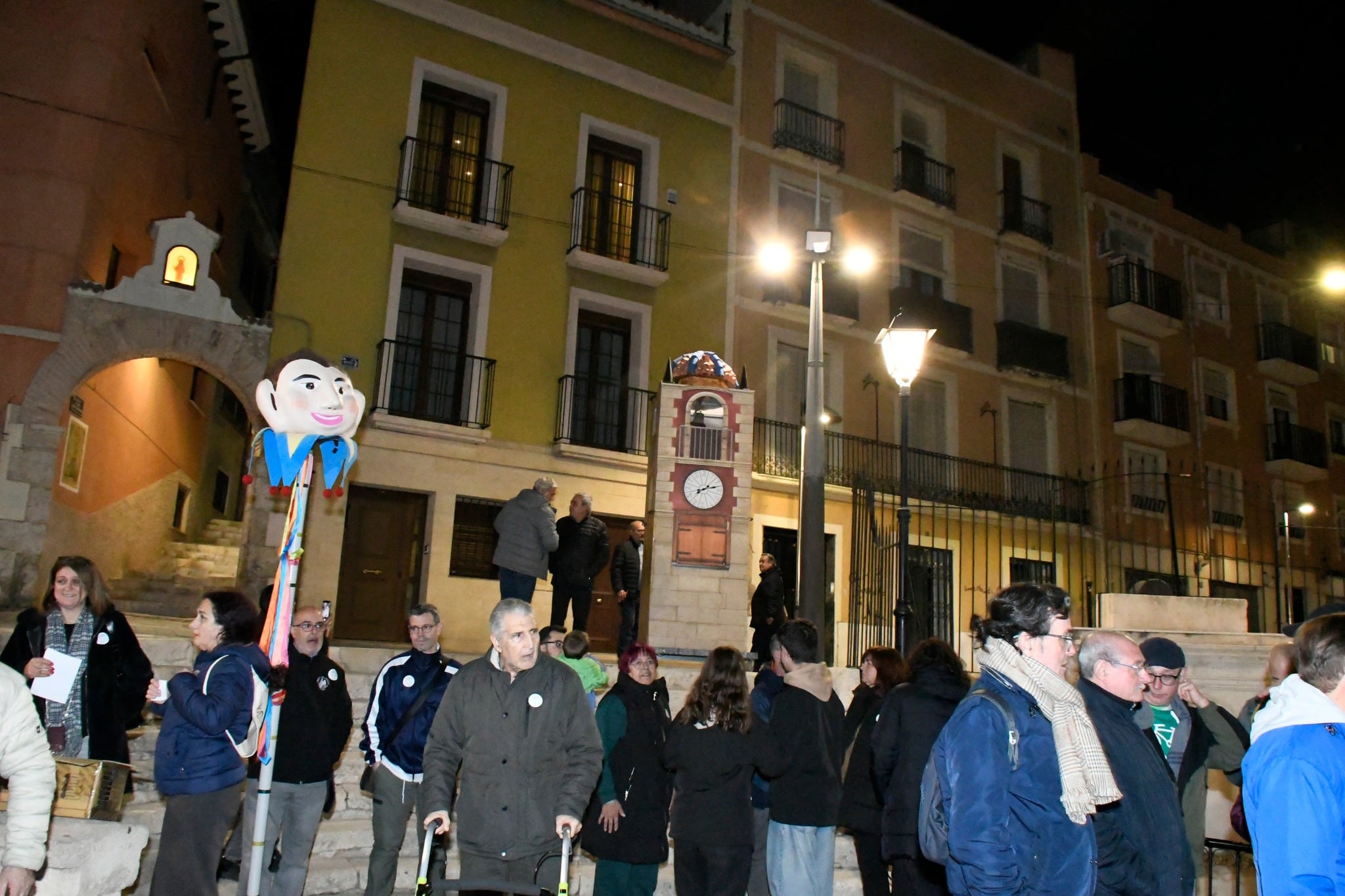 La torre del Orejón, recreada para la ocasión