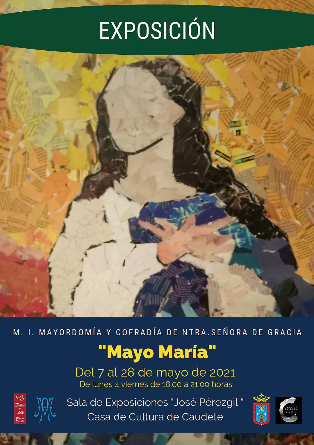 Cartel de la exposición &quot;Mayo María&quot;