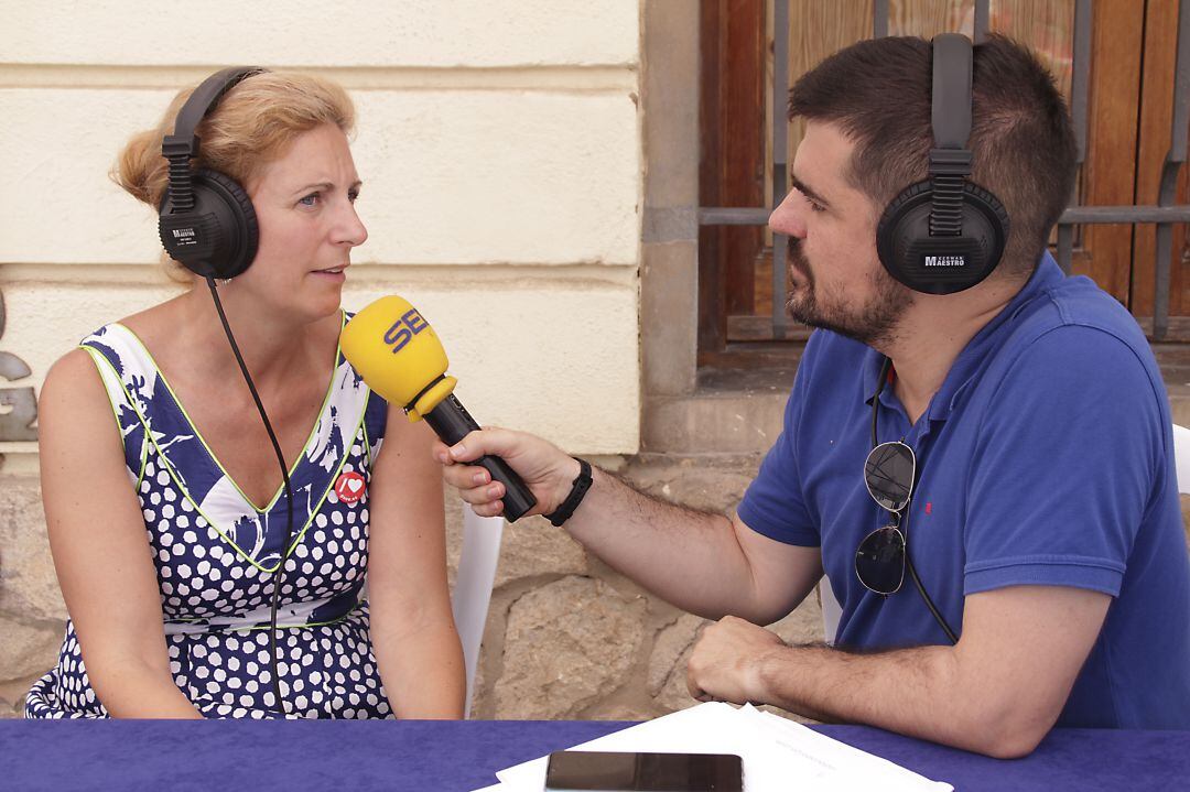 La alcaldesa de Castellón, Amparo Marco, en el programa especial de Sant Pere con motivo de las fiestas de Sant Pere