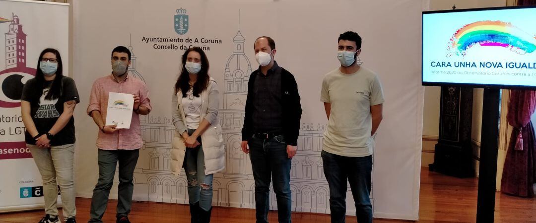 Presentación del informe del Observatorio Coruñés contra la LGTBIfobia