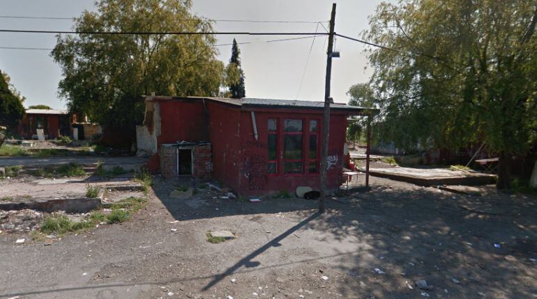 Una vivienda en el poblado de O Carqueixo, donde se produjeron varias detenciones