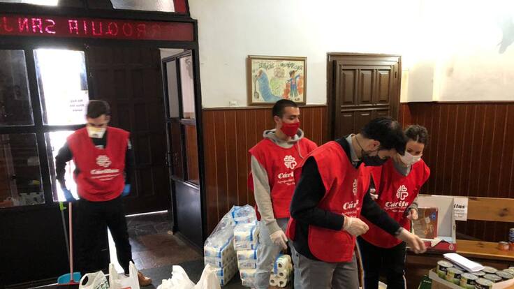 Las peticiones de ayuda a ‘Caritas’ crecen en un 60% durante la crisis del coronavirus (07/05/2020)