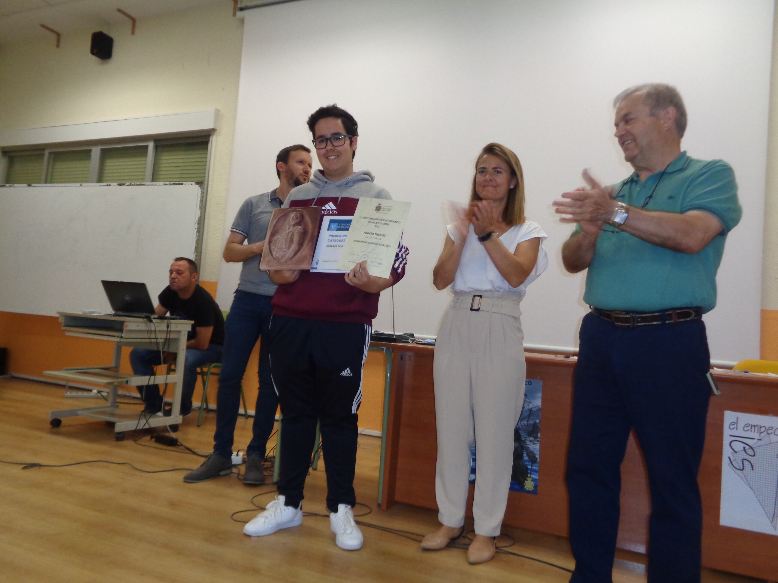 Roberto de Andrés Cuartero, primero de categoría de 3º y 4º de la ESO y FP Básica