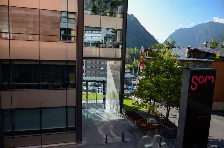 L'edifici Nexus d'Andorra Telecom.