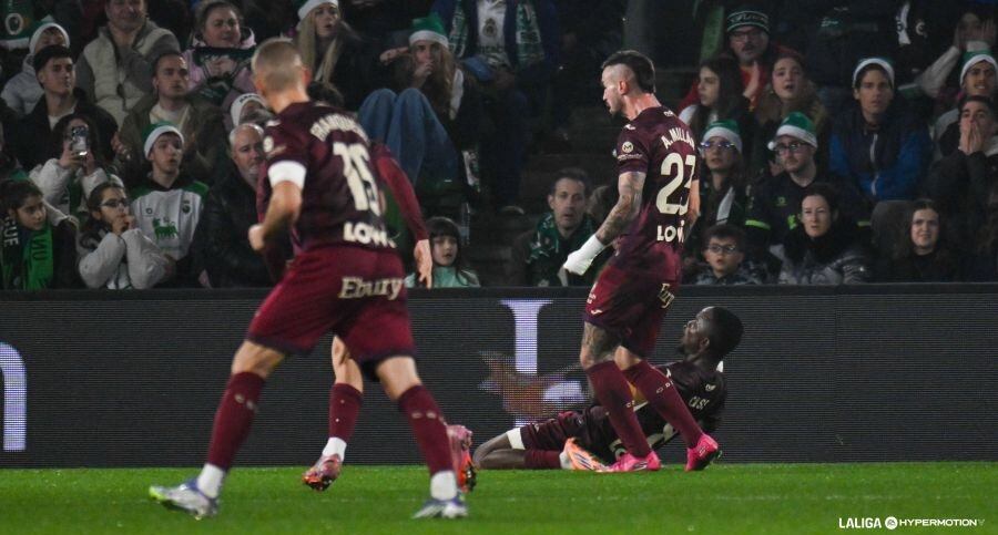 Seydouba Cisse hizo el gol del empate en El Sardinero.