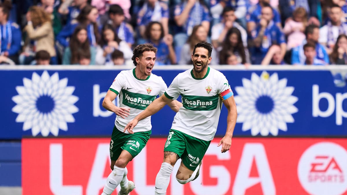 Real Oviedo 1-2 Elche CF: resumen, resultado y goles del partido de la jornada 32 de LaLiga