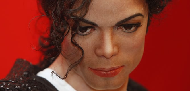 Imagen de la figura de Michael Jackson en el Madame Tussauds de Londres.