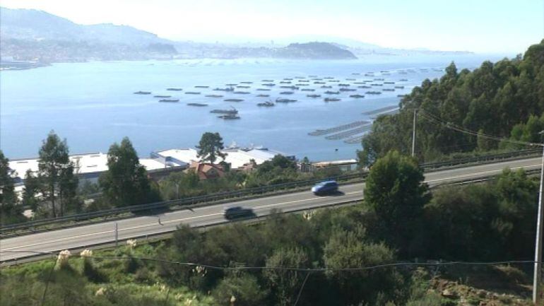 Reabierto al tráfico el tramo  del corredor de O Morrazo que permanecía cerrado por desprendimientos