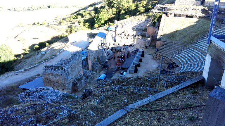 La intervención en el teatro de la ciudad romana de Clunia ha sido la actuación más relevantes que ha promovido la Diputación provincial de Burgos en los últimos tiempos en el yacimiento de su titularidad