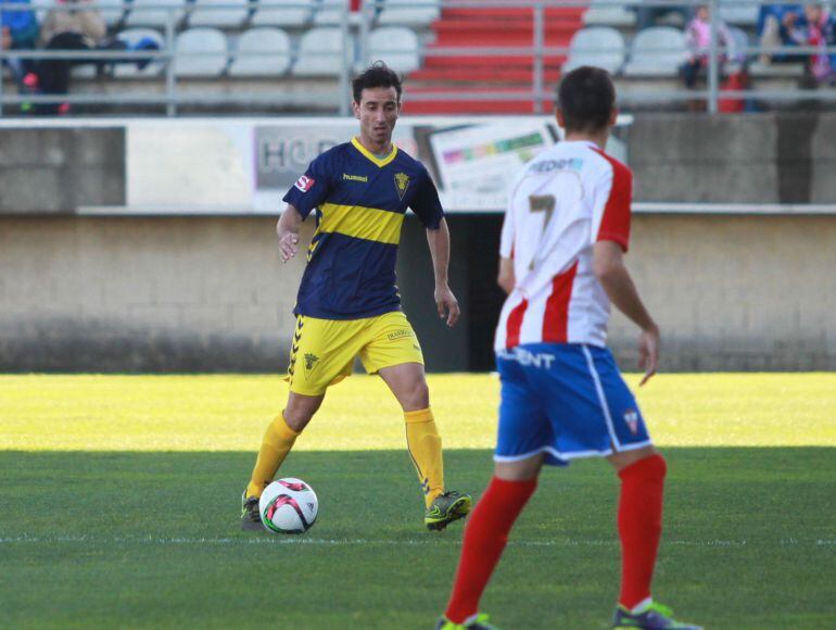 Jandro disputó ante el Algeciras sus últimos minutos hasta el momento en liga