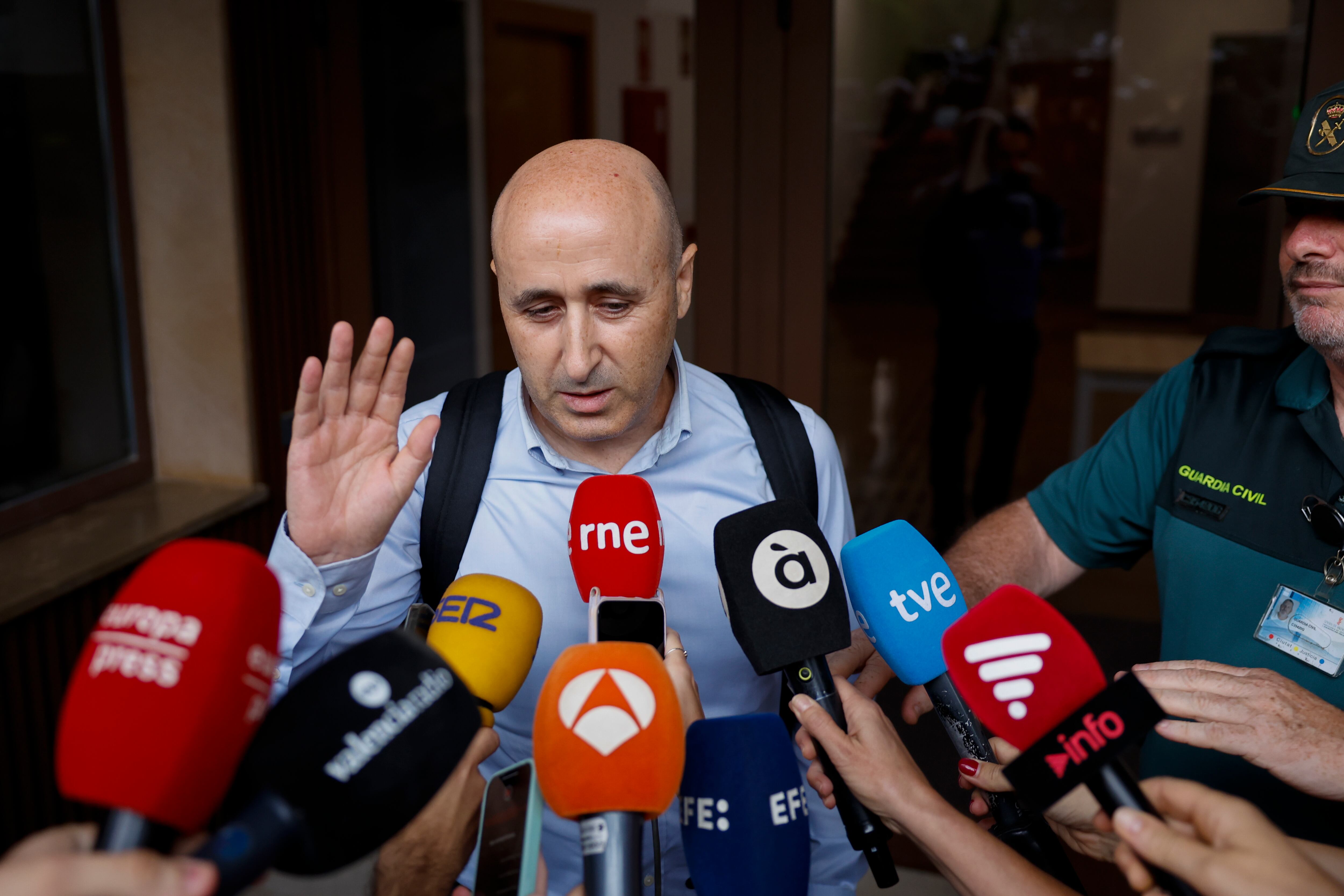 GRAFCVA9346. VALENCIA, 19/09/2025.- El presidente de la Confederación Hidrográfica del Júcar (CHJ), Miguel Polo