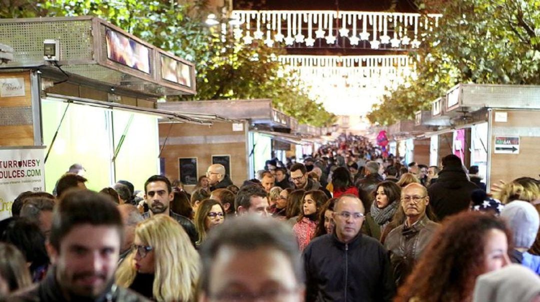 Imagen de archivo de la Feria de Navidad de Xixona
