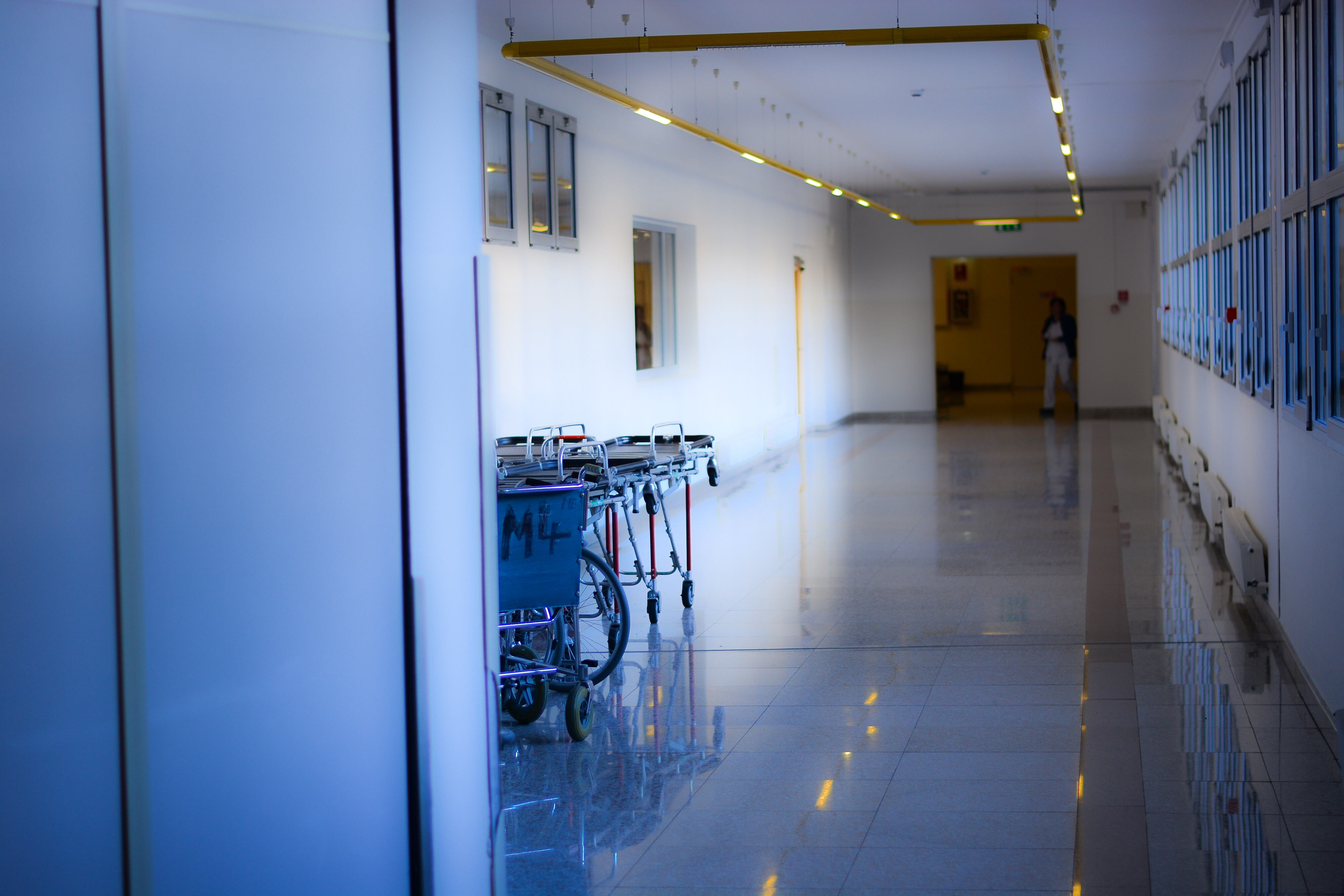Pasillo de un hospital