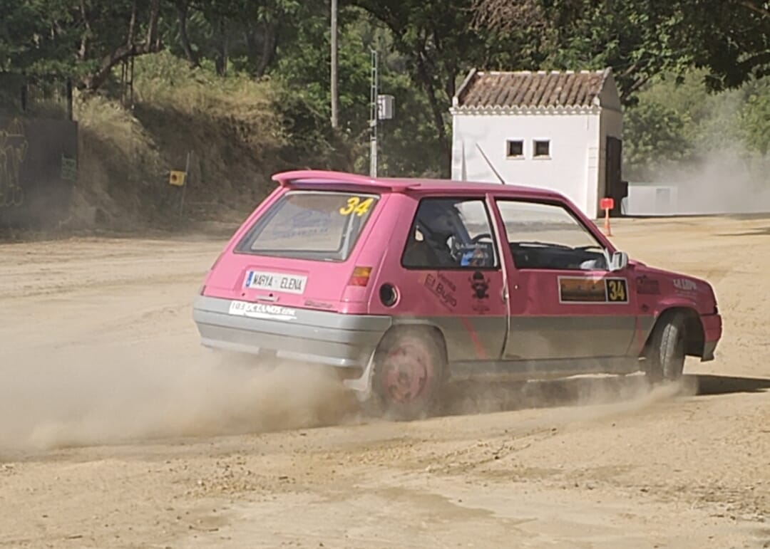 Uno de los participantes en el Slalom andaluz de Arcos