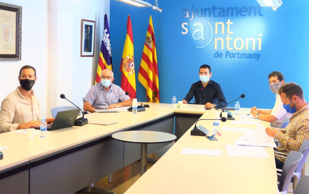 Imagen de archivo de un pleno de Sant Antoni