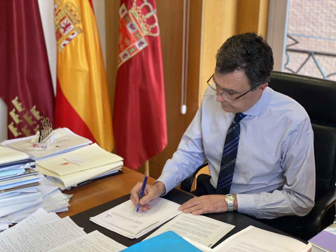 El alcalde de Murcia, José Ballesta 