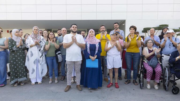 Vecinos se manifiestan contra el racismo en Torre Pacheco