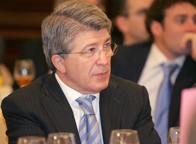 Enrique Cerezo, presidente del Atlético de Madrid