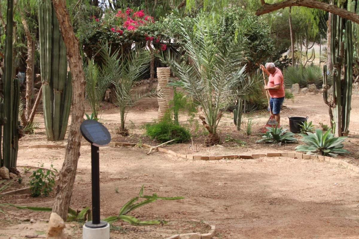 Avanzan los trabajos en la Plaza del Cerezo y en el Huerto de Cándido