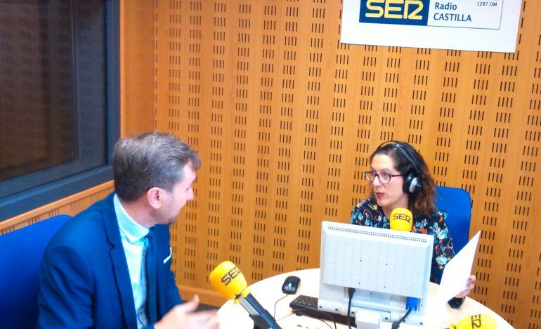 El alcalde, durante su entrevista en Hoy por hoy Burgos