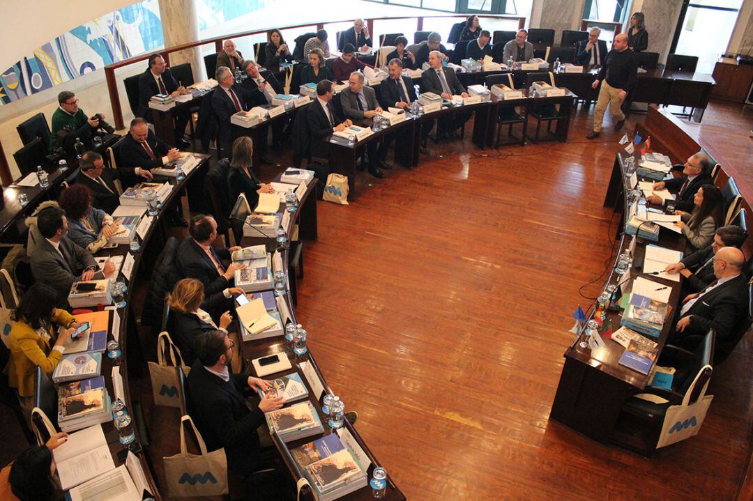 Imagen de archivo de una reunión del Eixo Atlántico