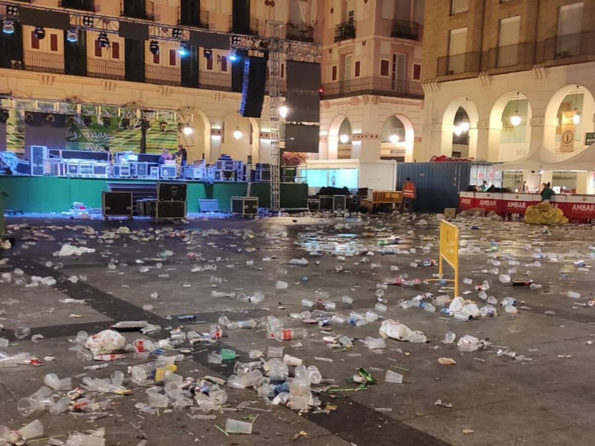 Recogidas más de 401 toneladas de residuos durante las fiestas de San Lorenzo