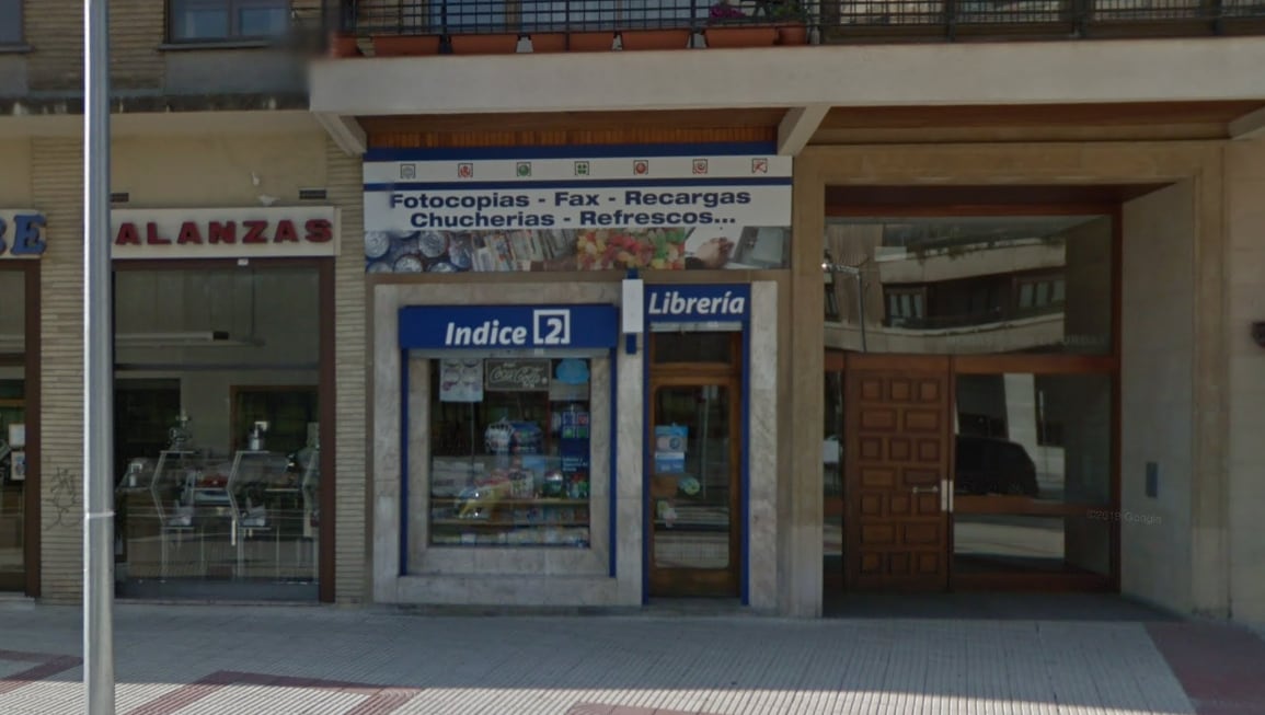 Se ha sellado en la librería Indice2 de la calle Monasterio de Urdax 5