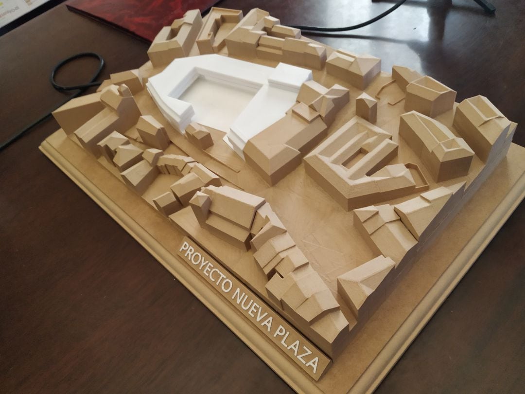 Maqueta de la nueva Plaza Mayor