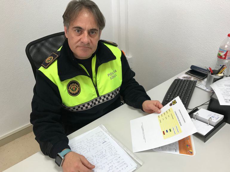 Juan Miguel Puentes, responsable de la Unidad de Violencia de Género de Elda