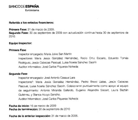 Informe visita de Inspección 03.12.10.