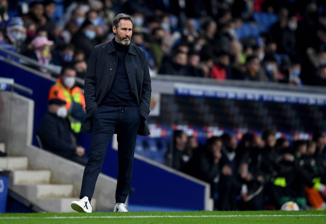 .BARCELONA, SPAIN - JANUARY 10: Vicente Moreno the manager of Espanyol during the La Liga Santader match between RCD Espanyol and Elche CF (Photo by Alex Caparros/Getty Images)