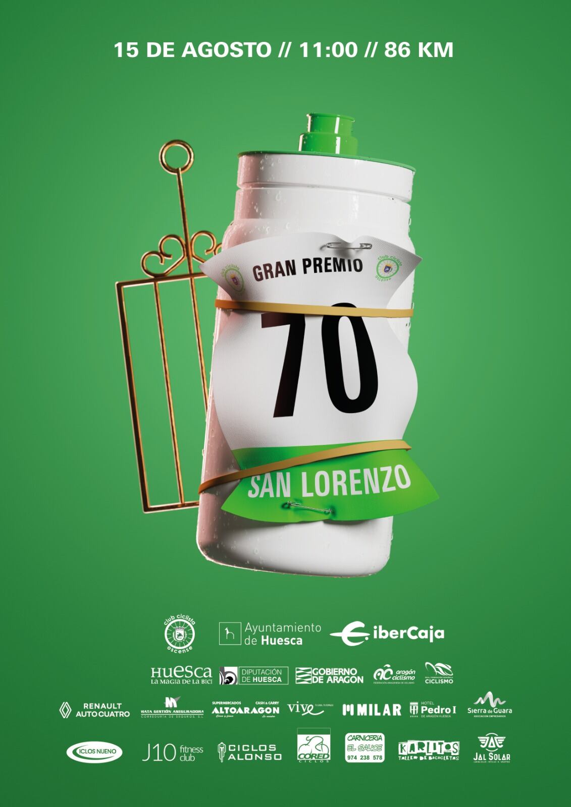 El Gran Premio San Lorenzo de ciclismo ya tiene cartel