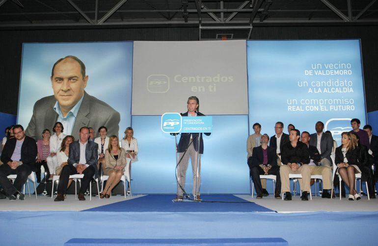 Francisco Granados, en la presentación de la candidatura de Jose Carlos Boza en Valdemoro.