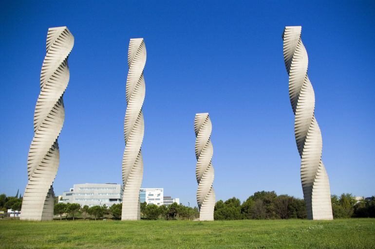 Les columnes del campus de la UAB a Bellaterra