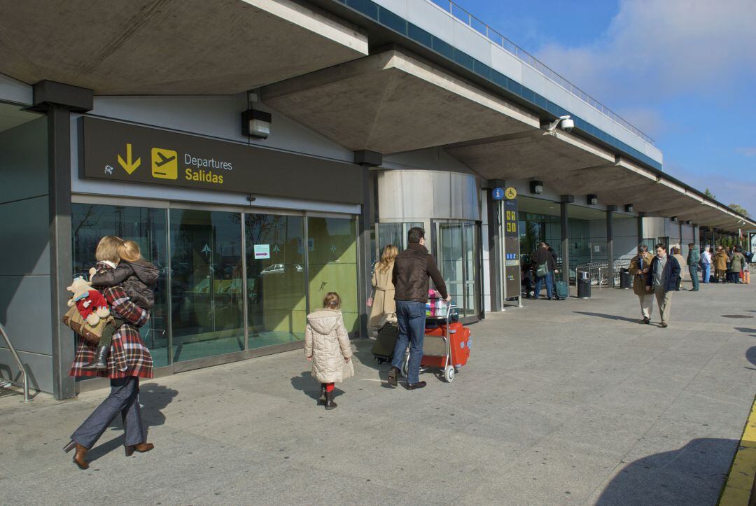 Imagen de un aeropuerto español