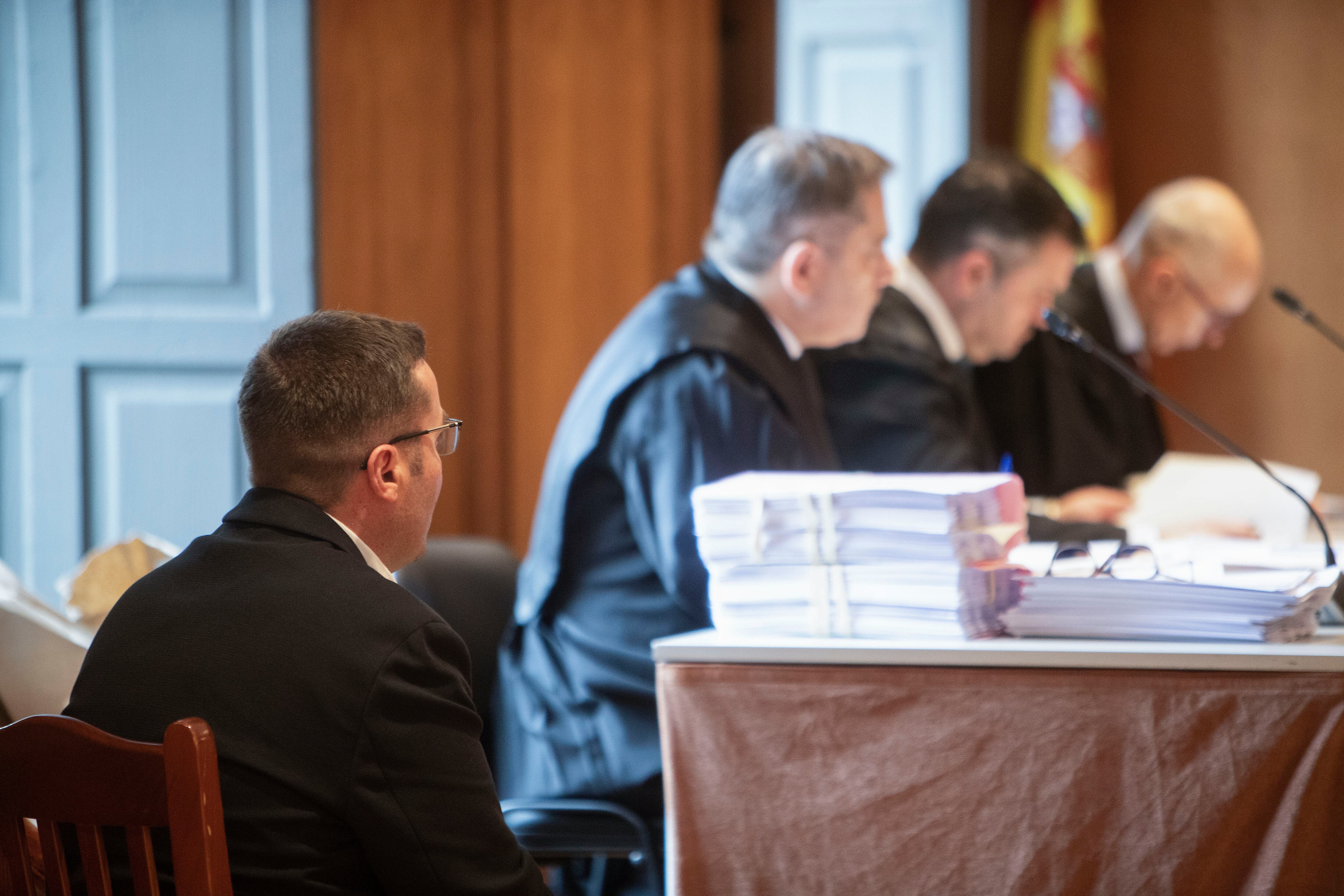 La Audiencia de Pontevedra juzga, con tribunal de jurado, a José Eirín, el hombre detenido en marzo de 2022 como autor de asesinato de la joven Jessica Méndez en Barro (Pontevedra). EFE/ Salvador Sas