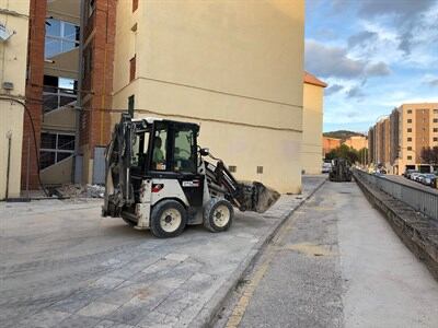 Obras del POS en el barrio La Paz de Cuenca