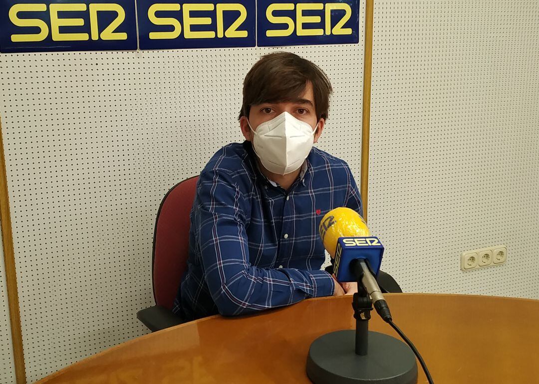 Pablo García, cardiólogo, durante la entrevista