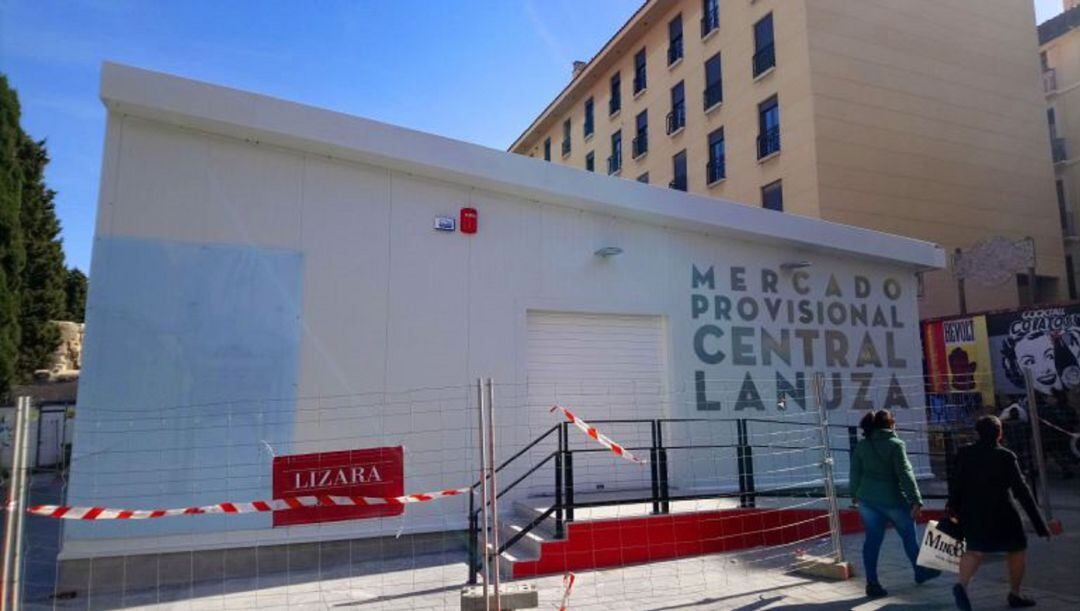 Foto de archivo del Mercado provisional