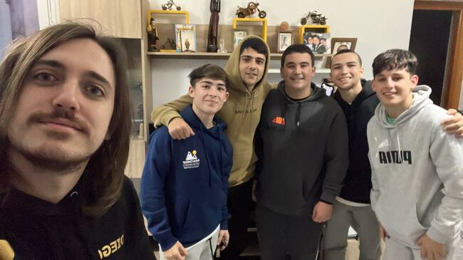 Autores y componentes del cuarteto juvenil Los Pochetino Tovar Verdejo del Complejo