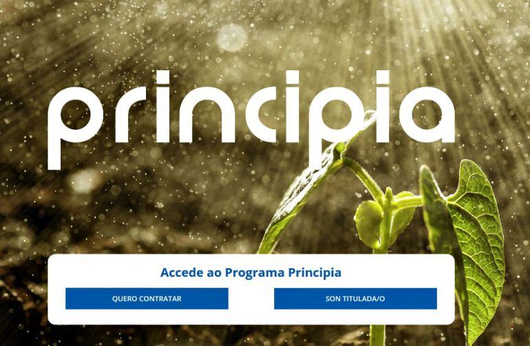 Imagen de la web del programa "Principia".