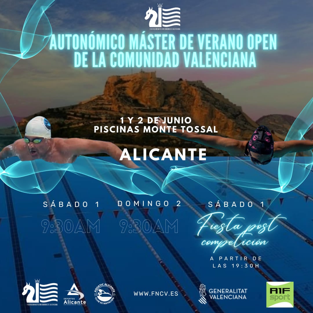 Cartel Campeonato Master de Verano Open de la Comunidad Valenciana