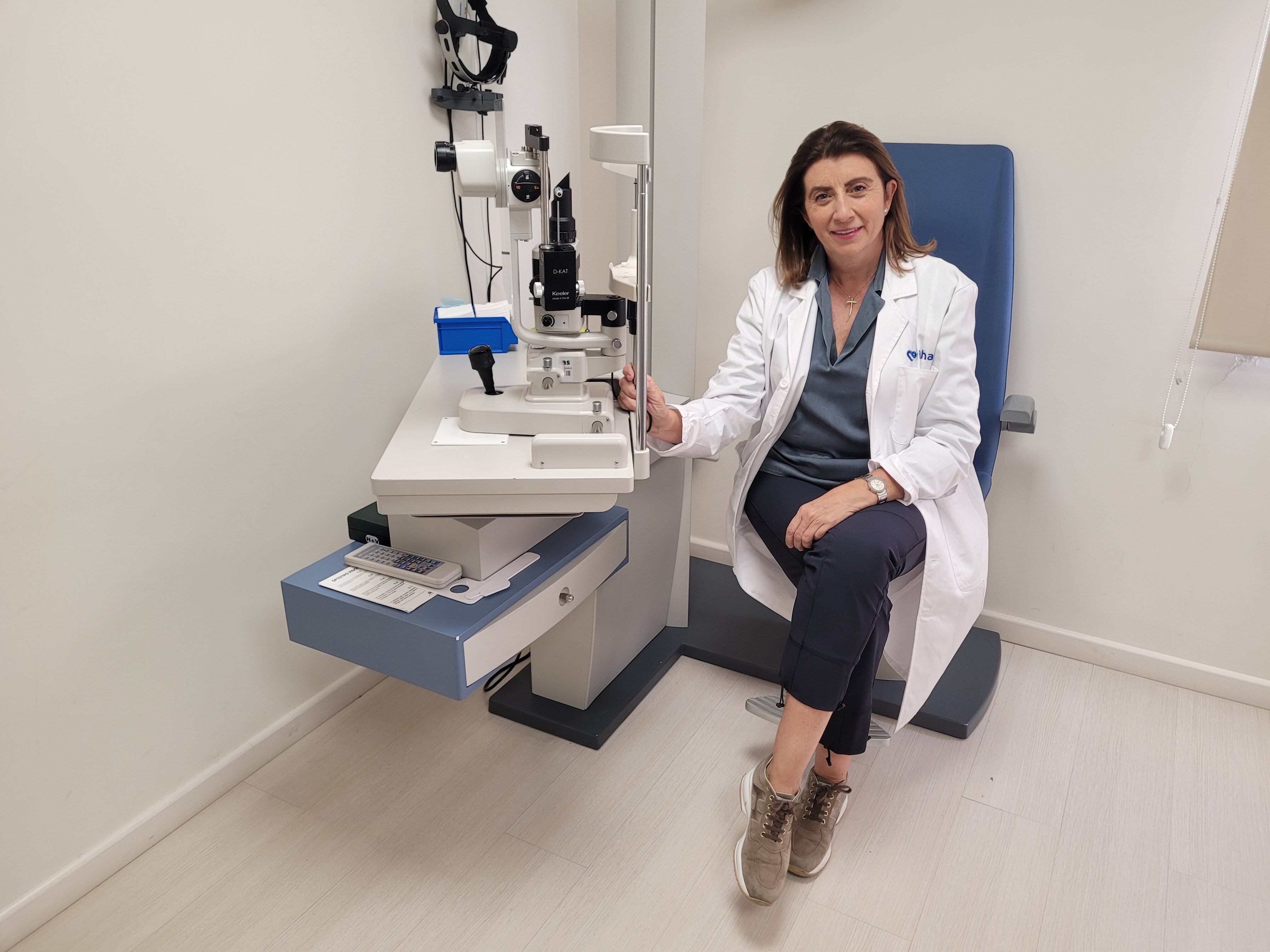 Doctora Teresa Sánchez-Minguet, responsable de la unidad de oftalmología del Hospital Vithas Valencia 9 de Octubre y Vithas Valencia Consuelo