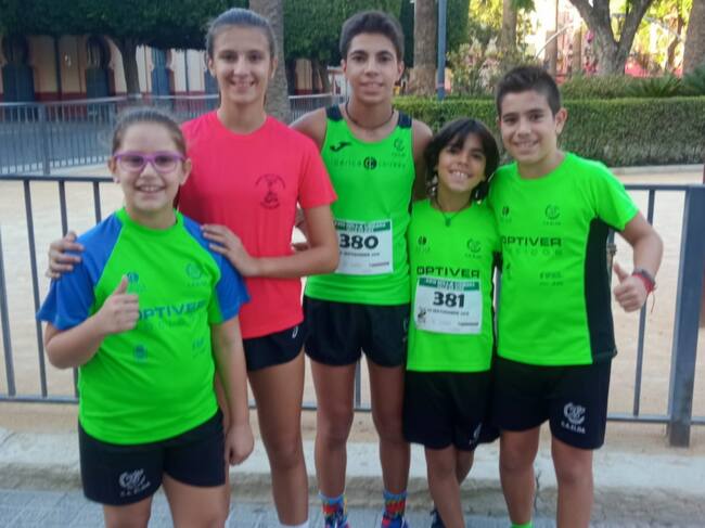 Los jóvenes atletas del C. A. Elda estuvieron en Aspe